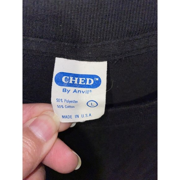 Cats Broadway Musical Vintage 1981 Ched By Anvil Black T-Shirt Tee Size Large - Picture 4 of 5